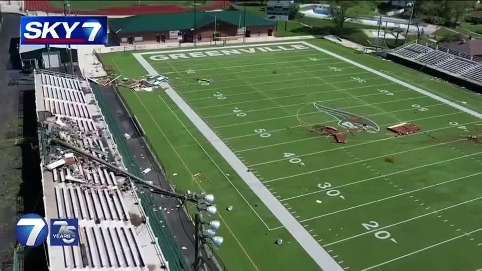 ‘Just Devastating;’ Football Stadium, Historic Park Damaged In Tornado ...