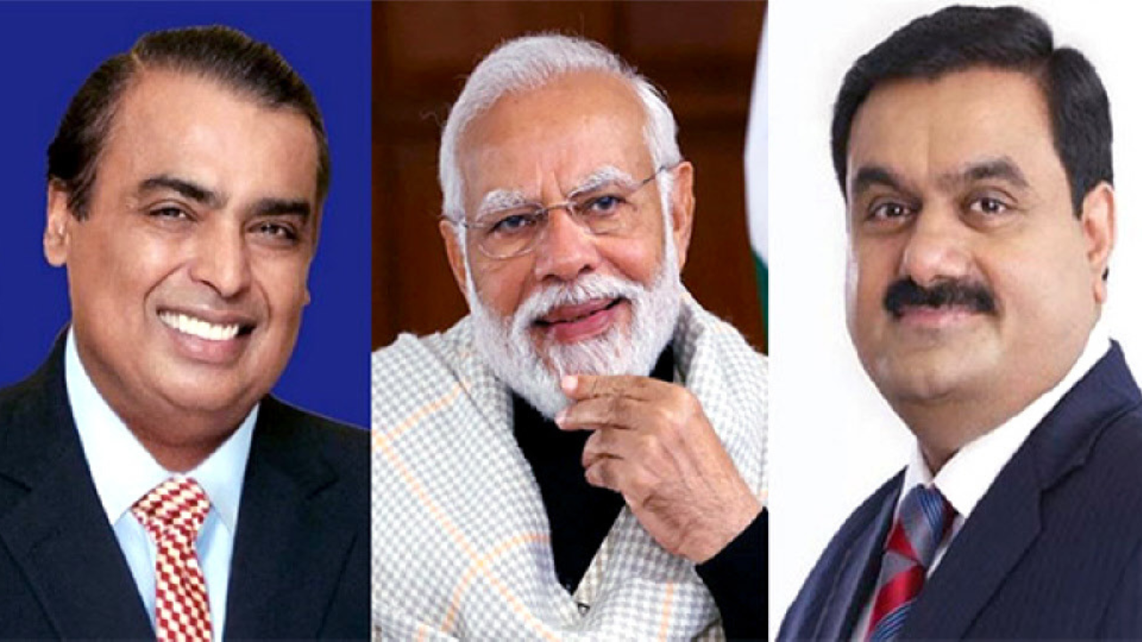 'pm modi, ambani and adani shaping india into economic superpower': report