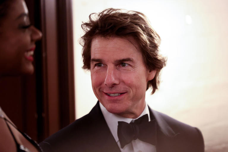 US actor Tom Cruise attends the London Air Ambulance Charity Gala Dinner at The OWO on February 7, 2024 in London, England. He has three children: Isabella, Connor, and Suri.