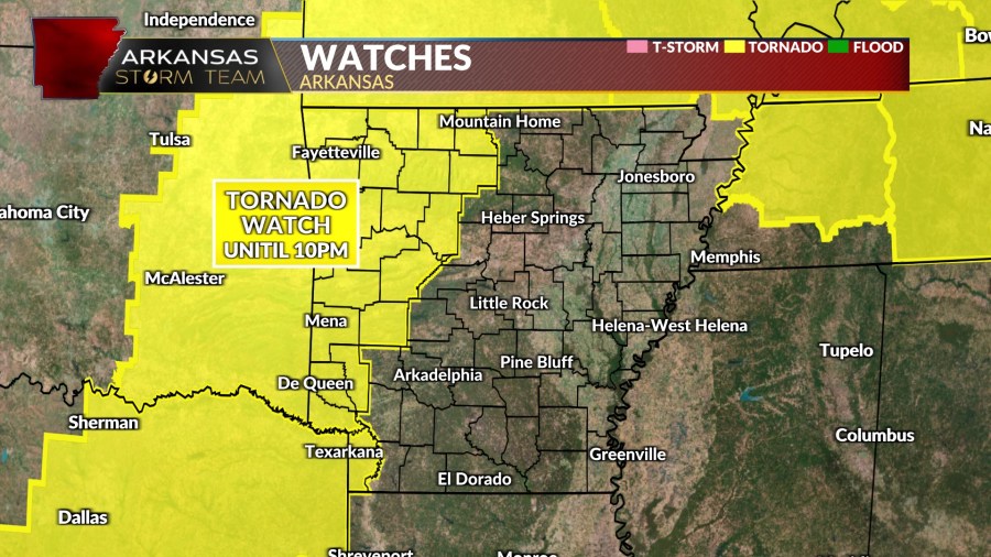 Arkansas Storm Team Blog: Severe Storms Likely Wednesday Night