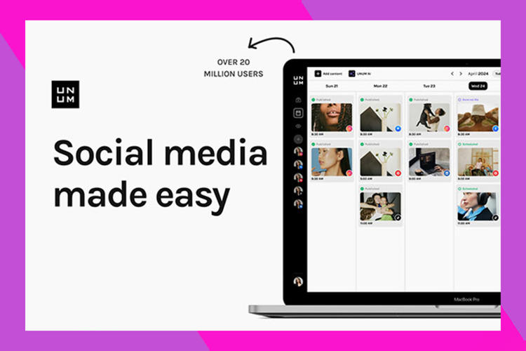 Plan out your social media content with this $50 subscription to UNUM Pro