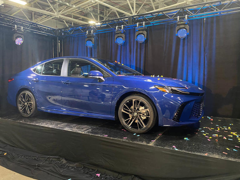 Georgetown Toyota plant unveils hybrid 2025 Camry