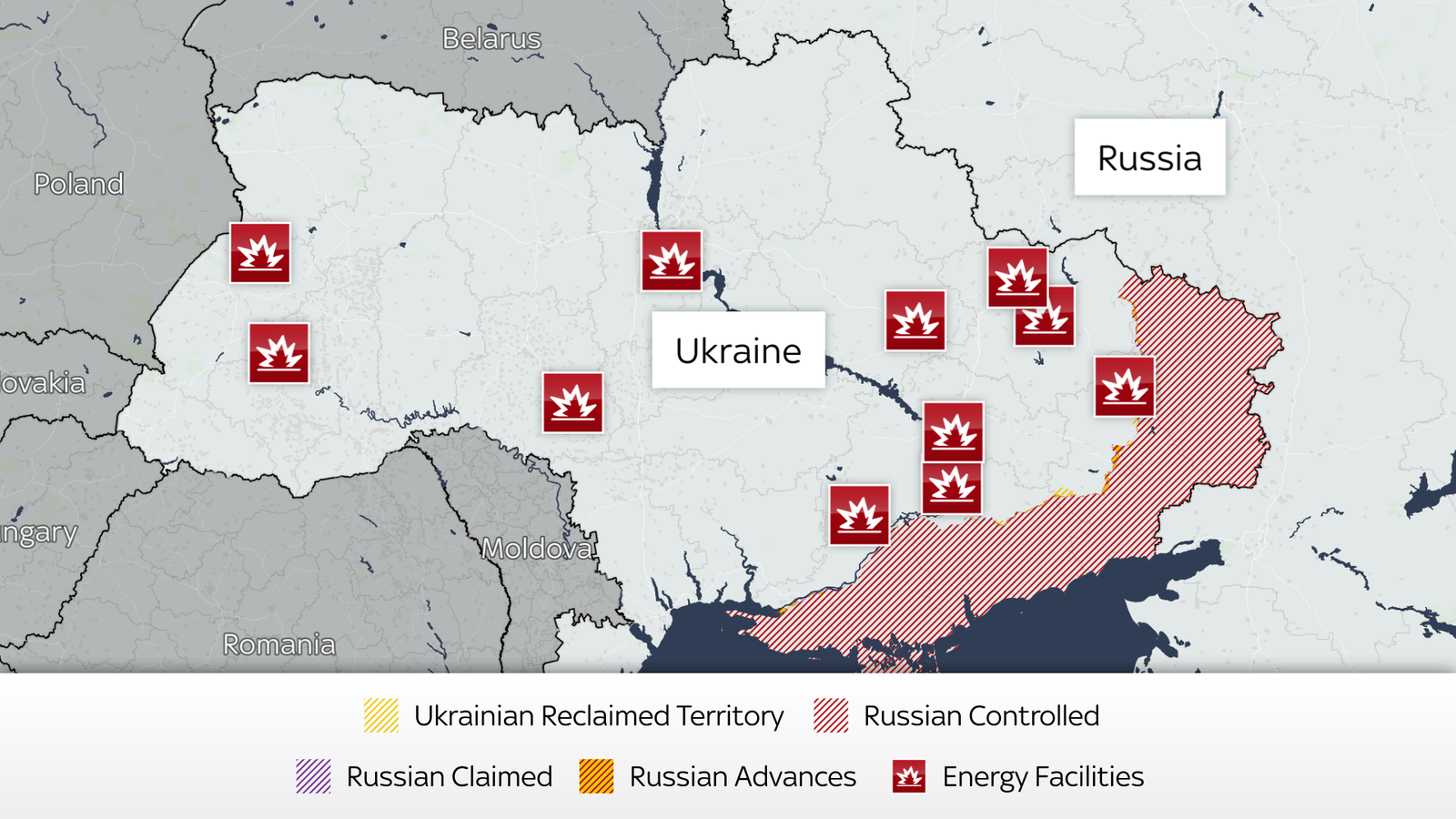 russia steps up attacks on energy facilities with ukraine 'vulnerable' without stronger air defences