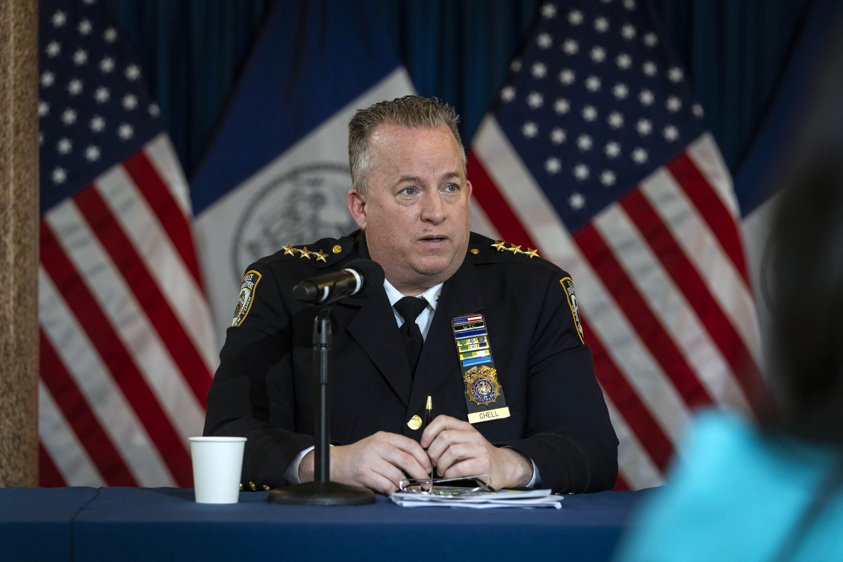 with backing of eric adams, nypd brass escalates social media brawls