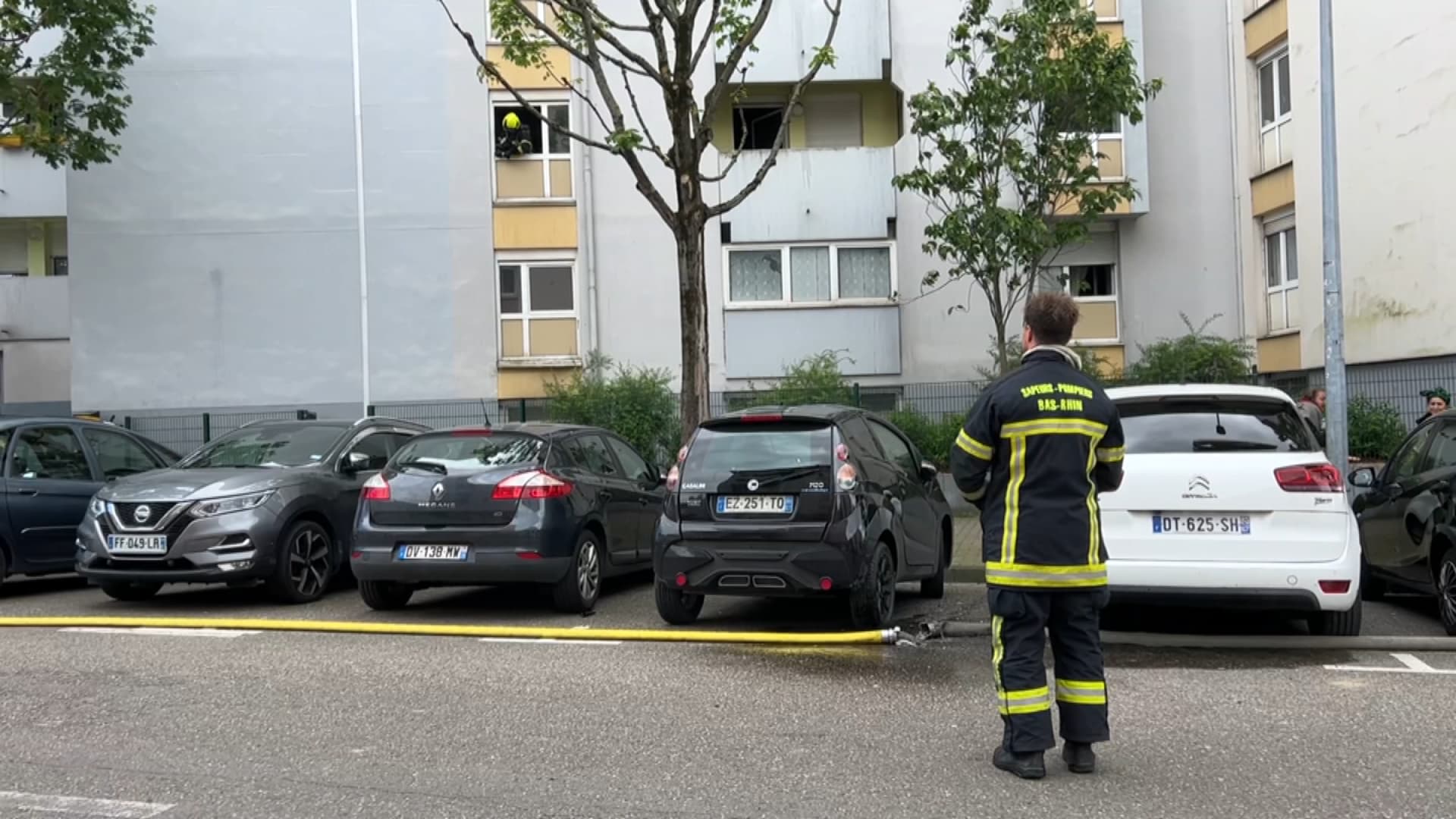 strasbourg: un homme de 70 ans grièvement blessé dans l'incendie de son appartement