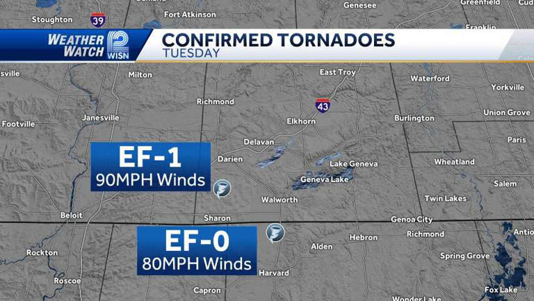 National Weather Service Confirms 2 Tornadoes In Wisconsin 4173