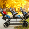 Dad Takes Triplets to Target and It Looks Like a Spectator Sport<br>