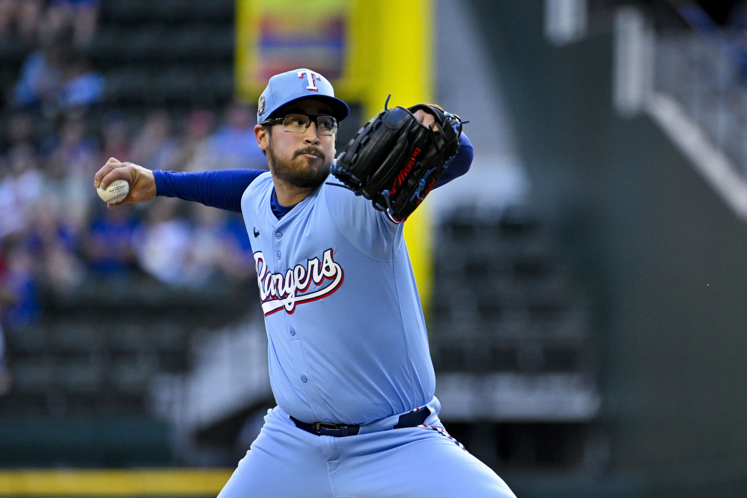 rangers lose another starting pitcher to injured list
