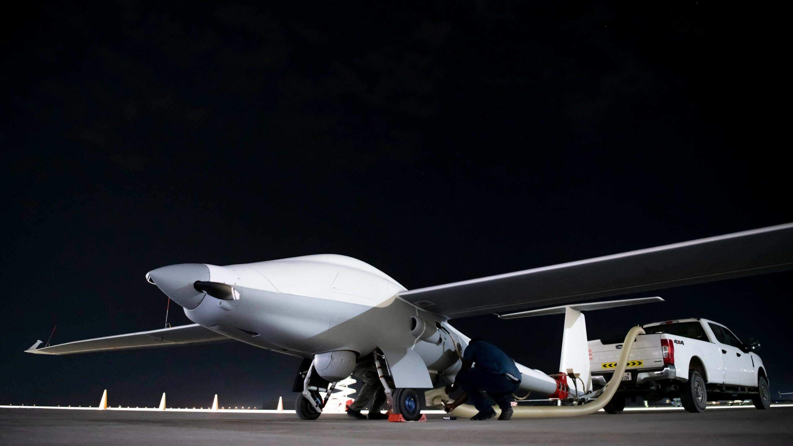 air force's ultra long-endurance glider-like drone is now operating in the middle east