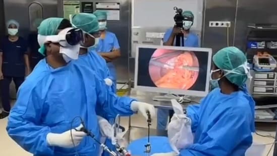 doctors in chennai hospital use apple vision pro headset for surgeries