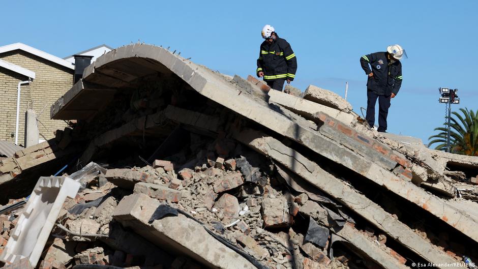 south africa: dozens missing days after building collapse