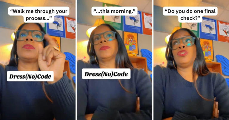 Teacher explains the school dress code to her students in the most sensible manner