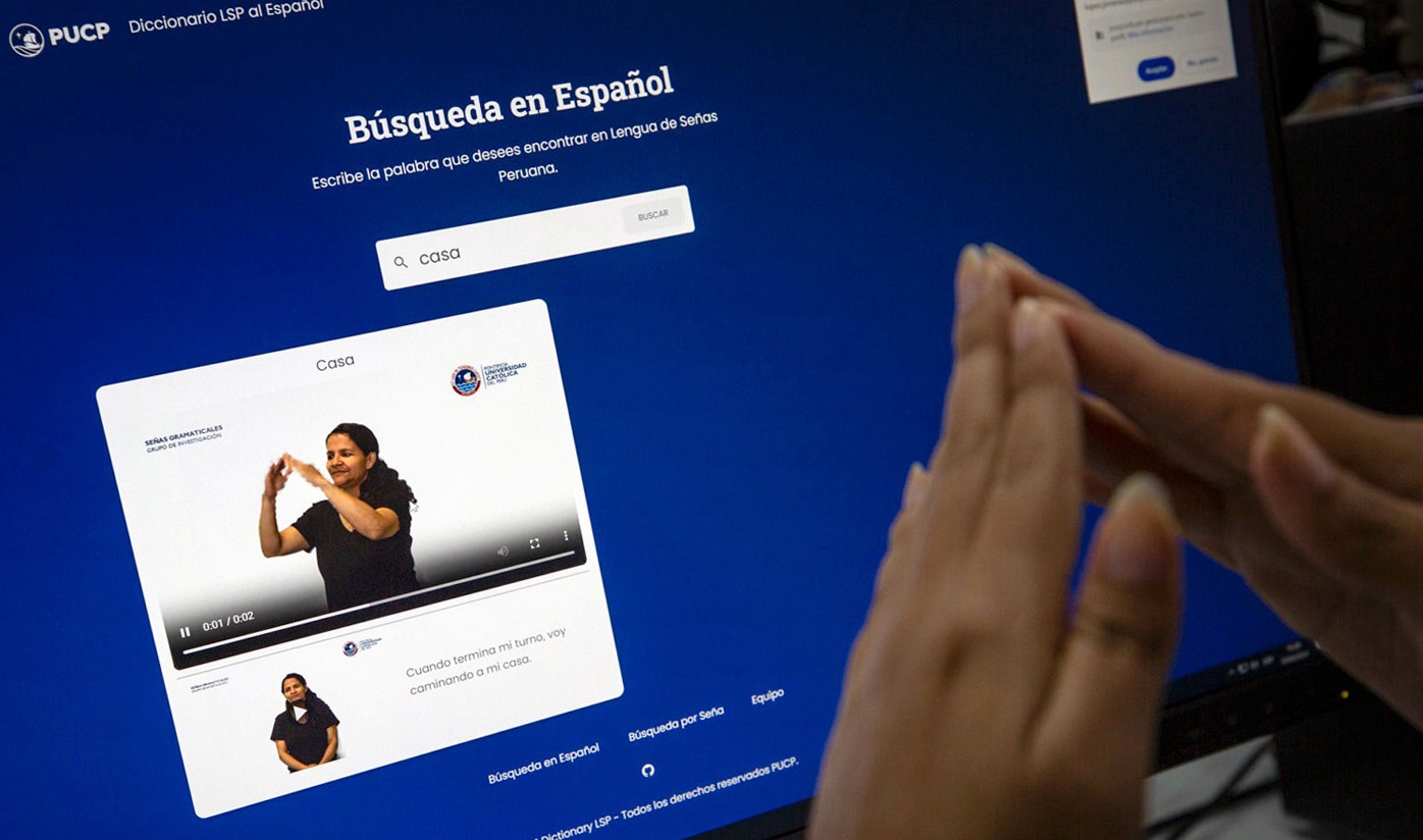 un diccionario peruano traduce español en lengua de señas y viceversa mediante la ia