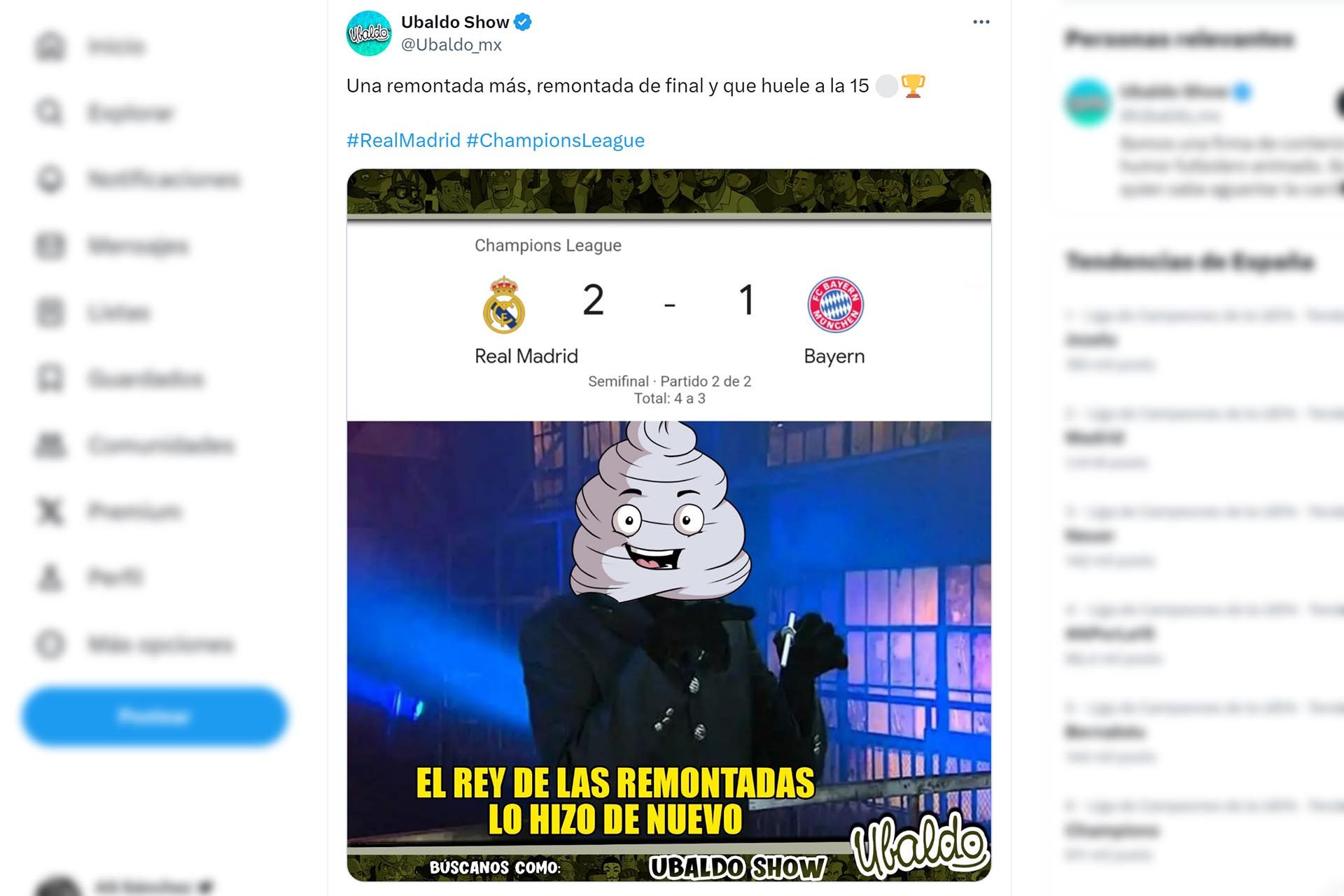 Todo el mundo habla de esto tras la remontada épica del Real Madrid ...