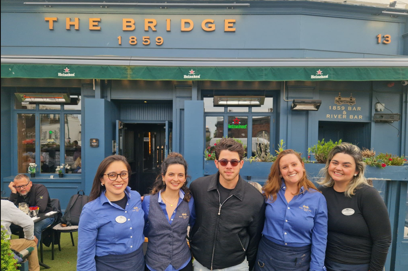 nick jonas pops in for dinner at dublin pub owned by irish rugby legends