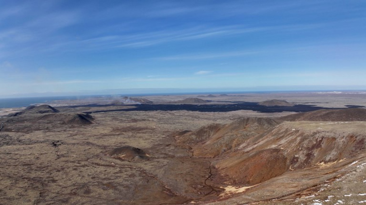 en islande, l'éruption volcanique est terminée