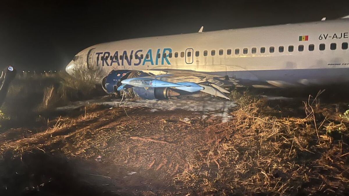 sénégal : 11 blessés après la sortie de piste d’un avion au décollage