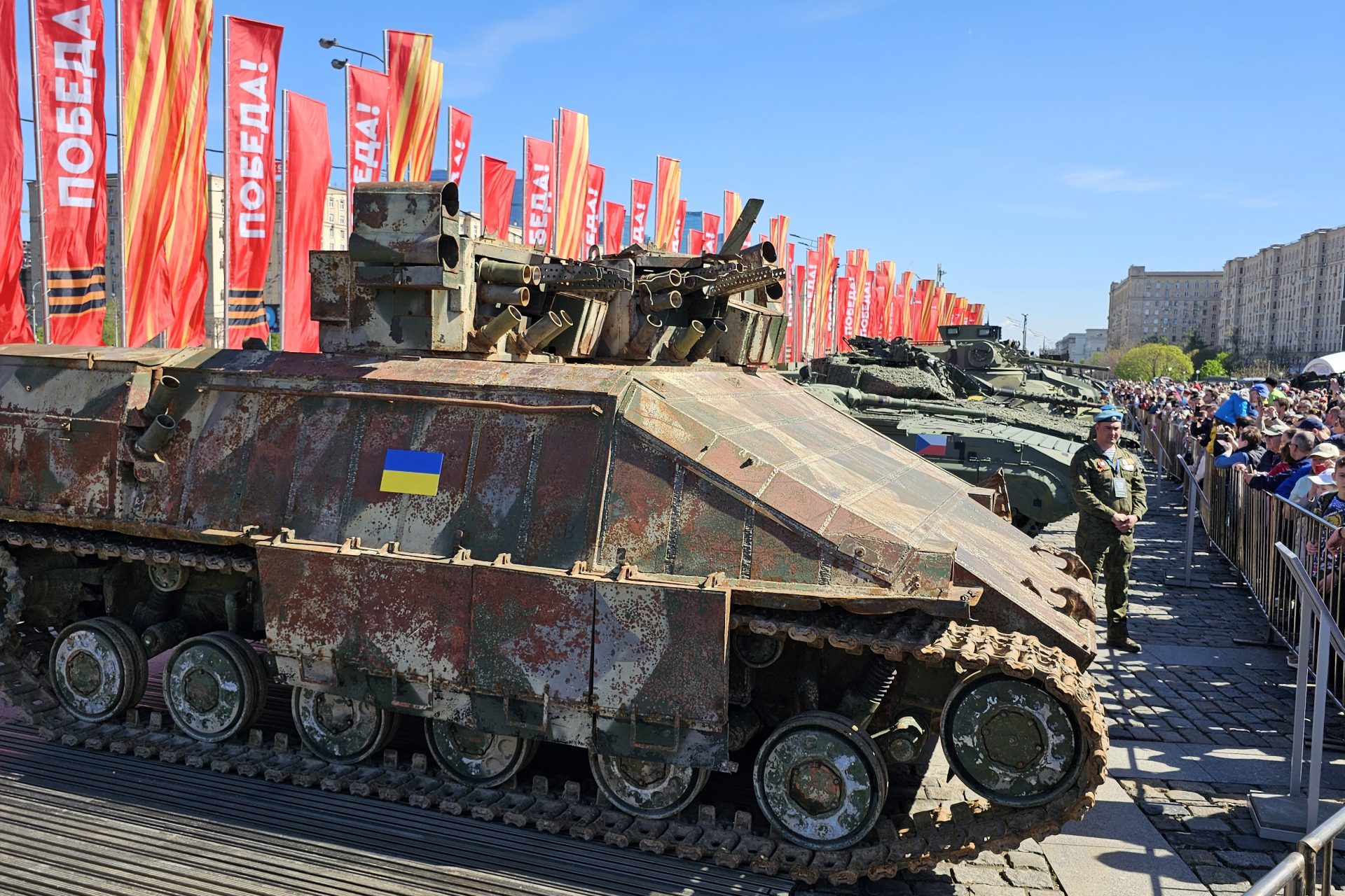 Western weapons on display: a Russian exhibit of equipment it captured ...