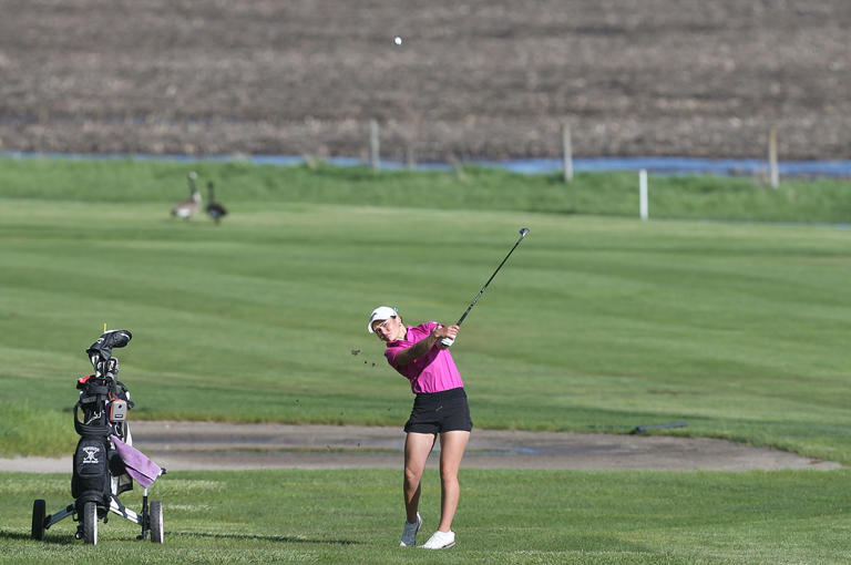 Olivia Axmear never golfed until high school. The Nevada senior is now ...