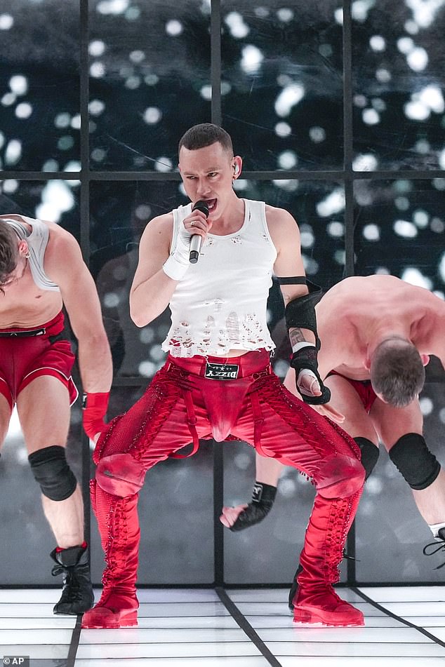 olly alexander hesitates as if his eurovision entry has been 'spoilt'