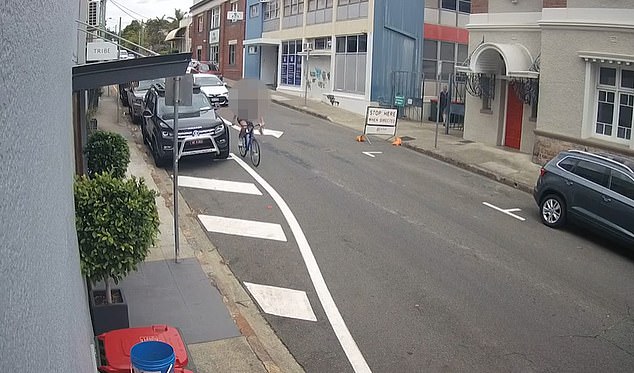 'boomer' aussie cyclist caught on camera committing disgraceful act