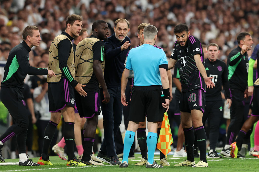 bayern munich furiously hit back after referee apology for howler against real madrid