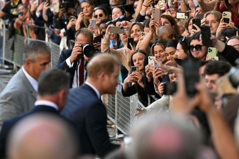 prince harry's eight-word response to fans as he walked away from cheering crowds