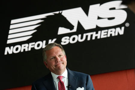 Norfolk Southern Chief Survives Activist’s Push to Oust Him<br><br>