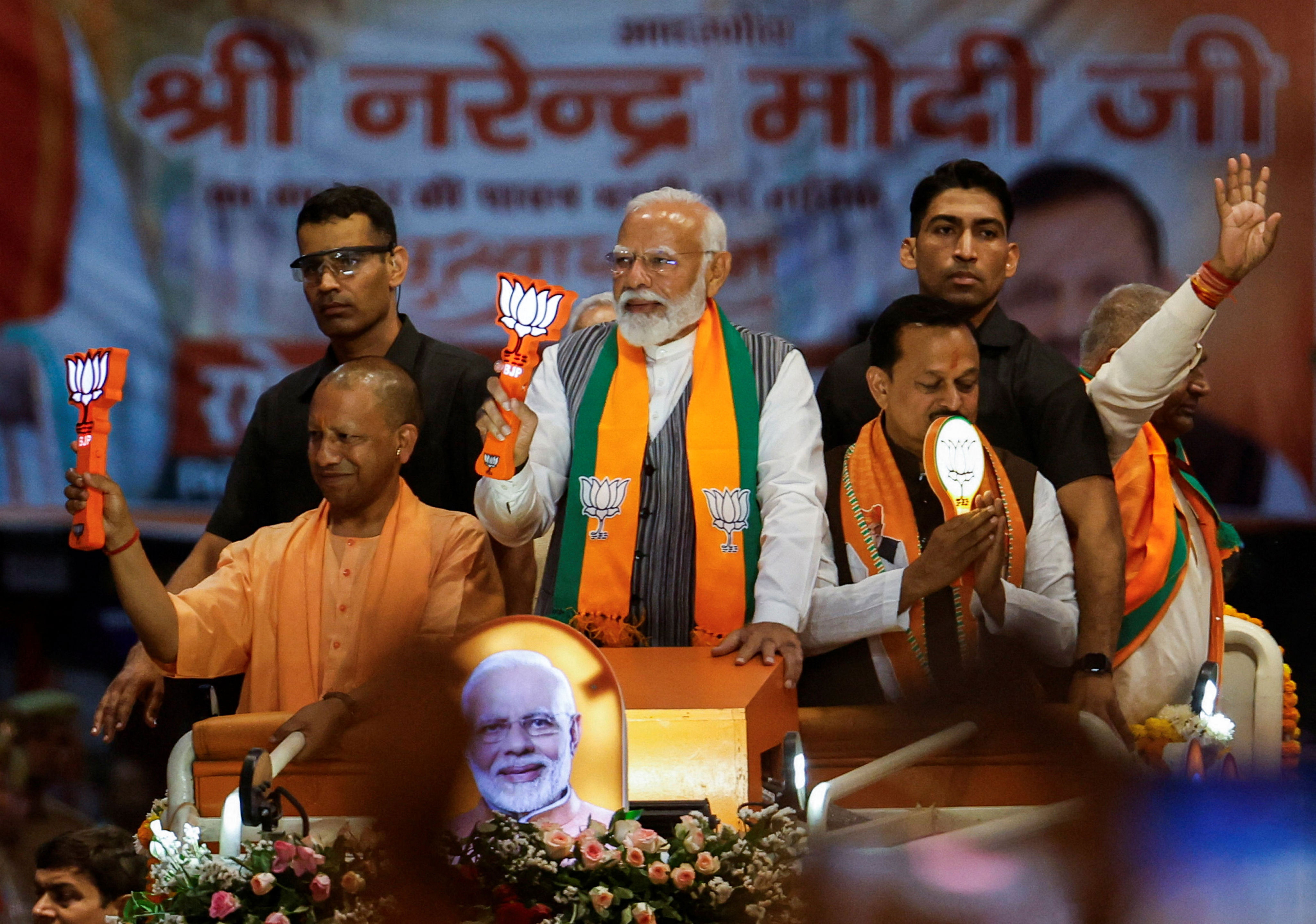 twist in india’s election battle as modi accuses rival of taking money from billionaires adani and ambani