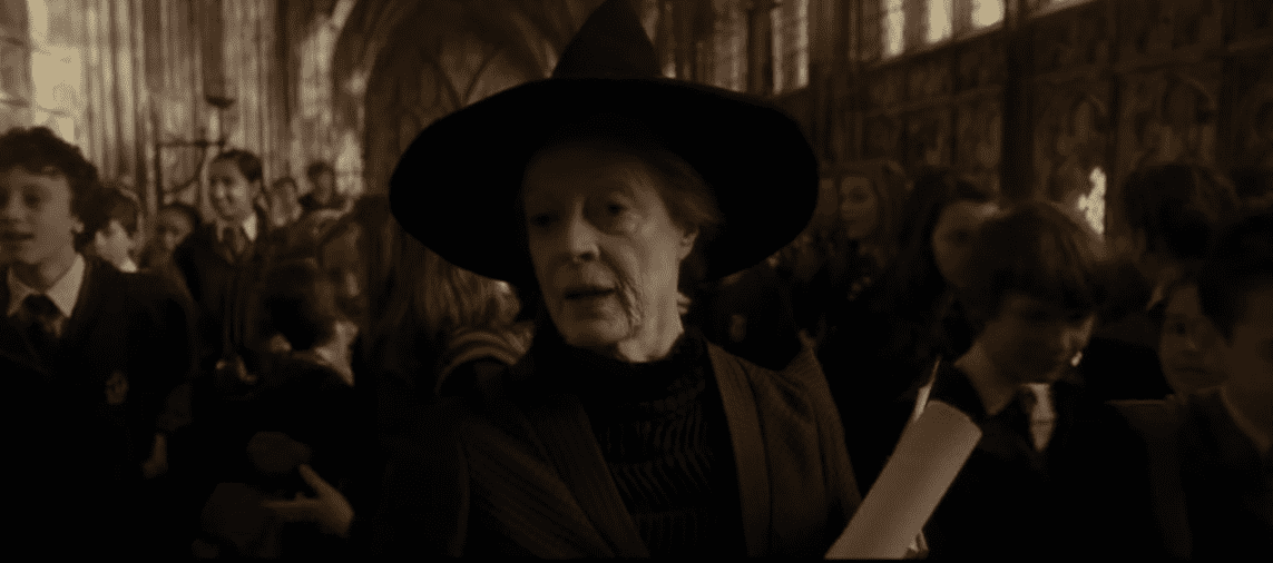 <p>The first Deathly Hallows is the only film in the series to not feature Dame Maggie Smith as Professor Minerva McGonagall.</p>