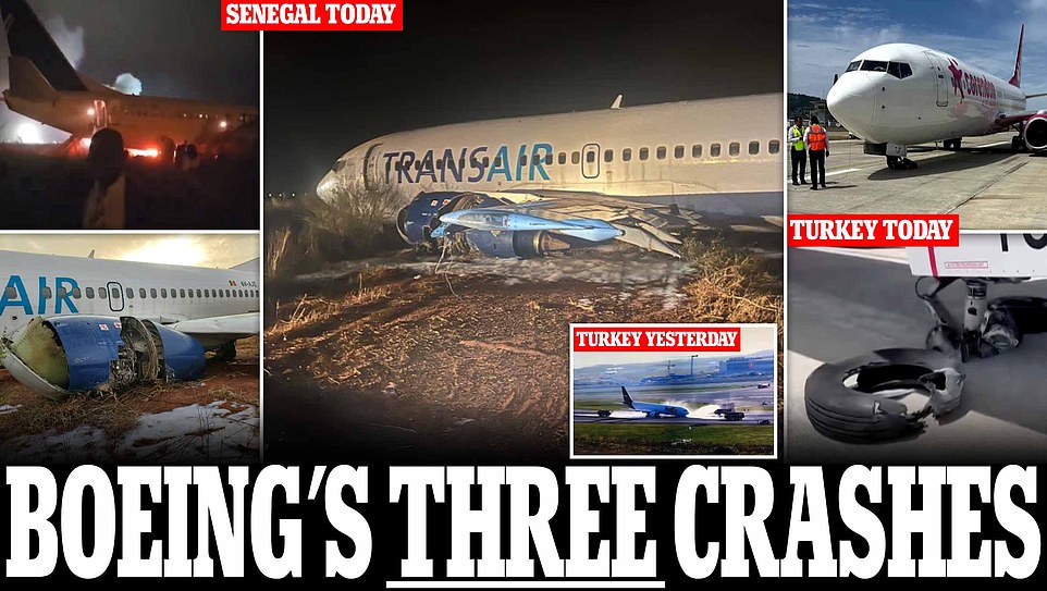 Boeing's troubles continue: Three crashes in two days