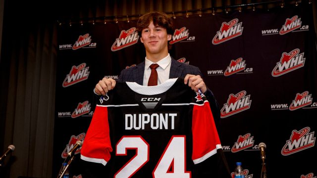 silvertips select defenceman landon dupont first overall in whl draft