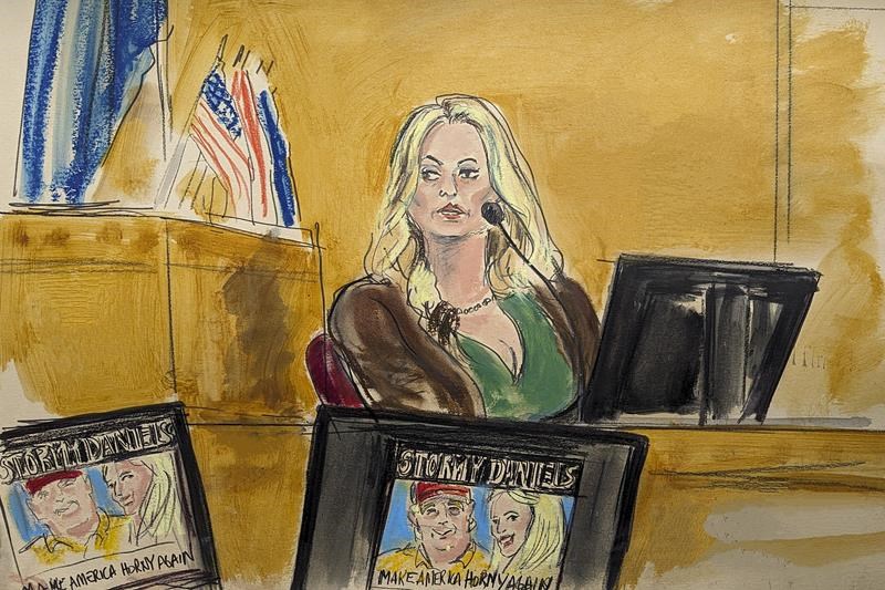 the latest | stormy daniels spars with defense lawyer during heated cross-examination