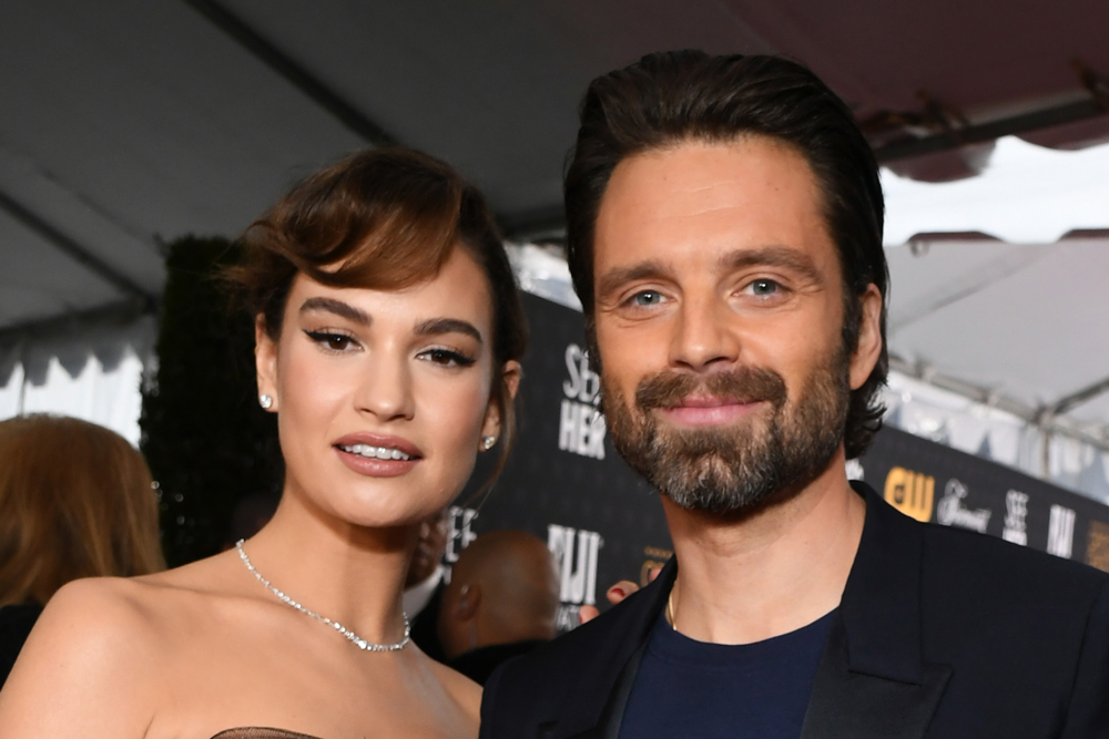 ‘pam & tommy' stars sebastian stan and lily james reuniting on ‘let the evil go west'