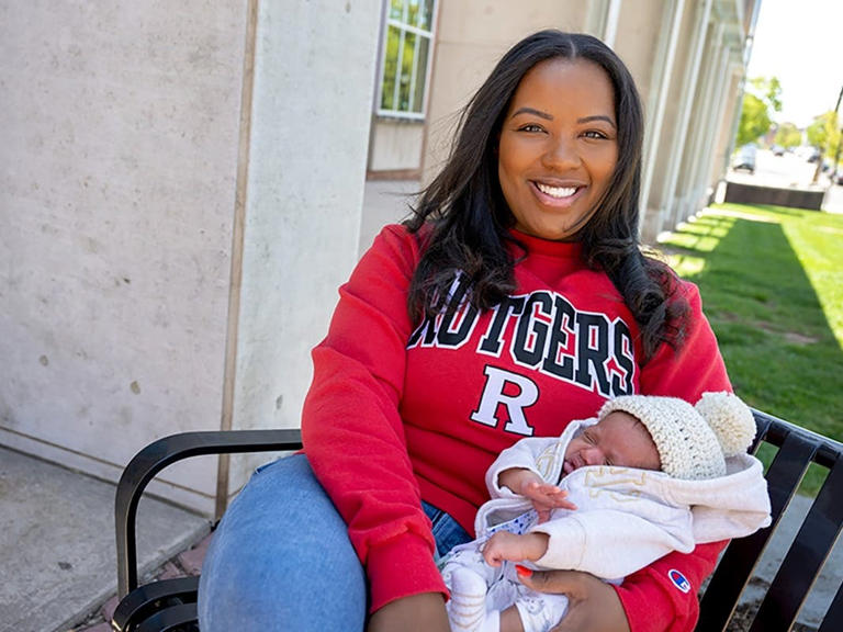 Tamiah Brevard-Rodriguez, 40, who successfully earned her PhD from Rutgers.