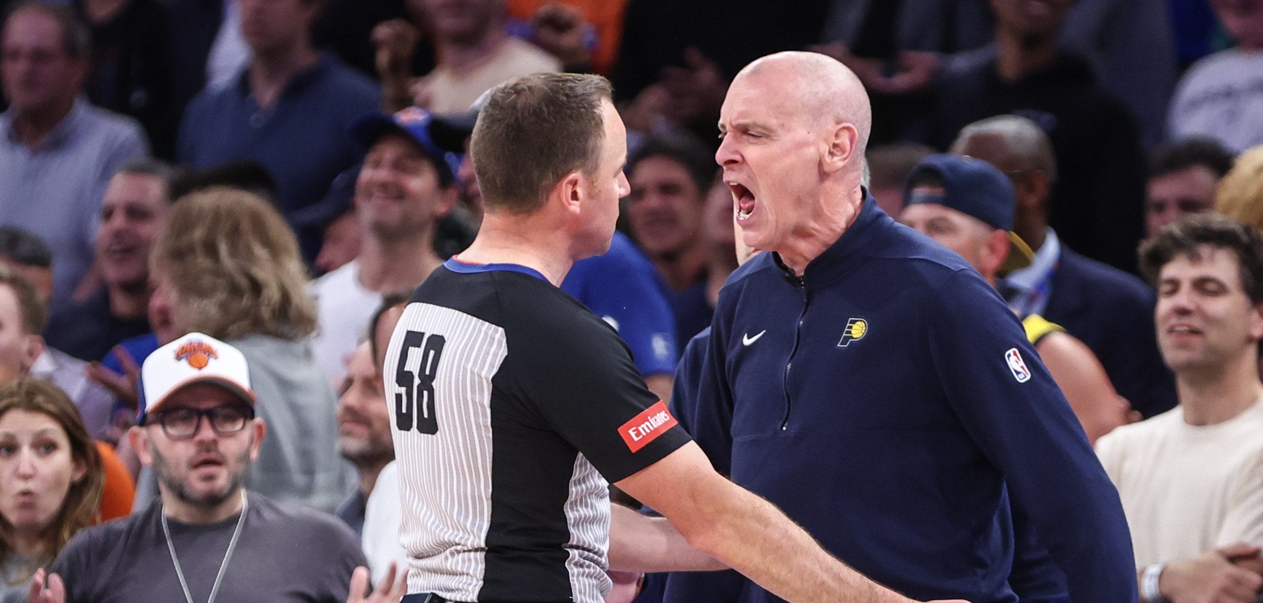 the pacers reportedly sent 78 clips of bad calls vs. knicks to the nba offices, which is laughable