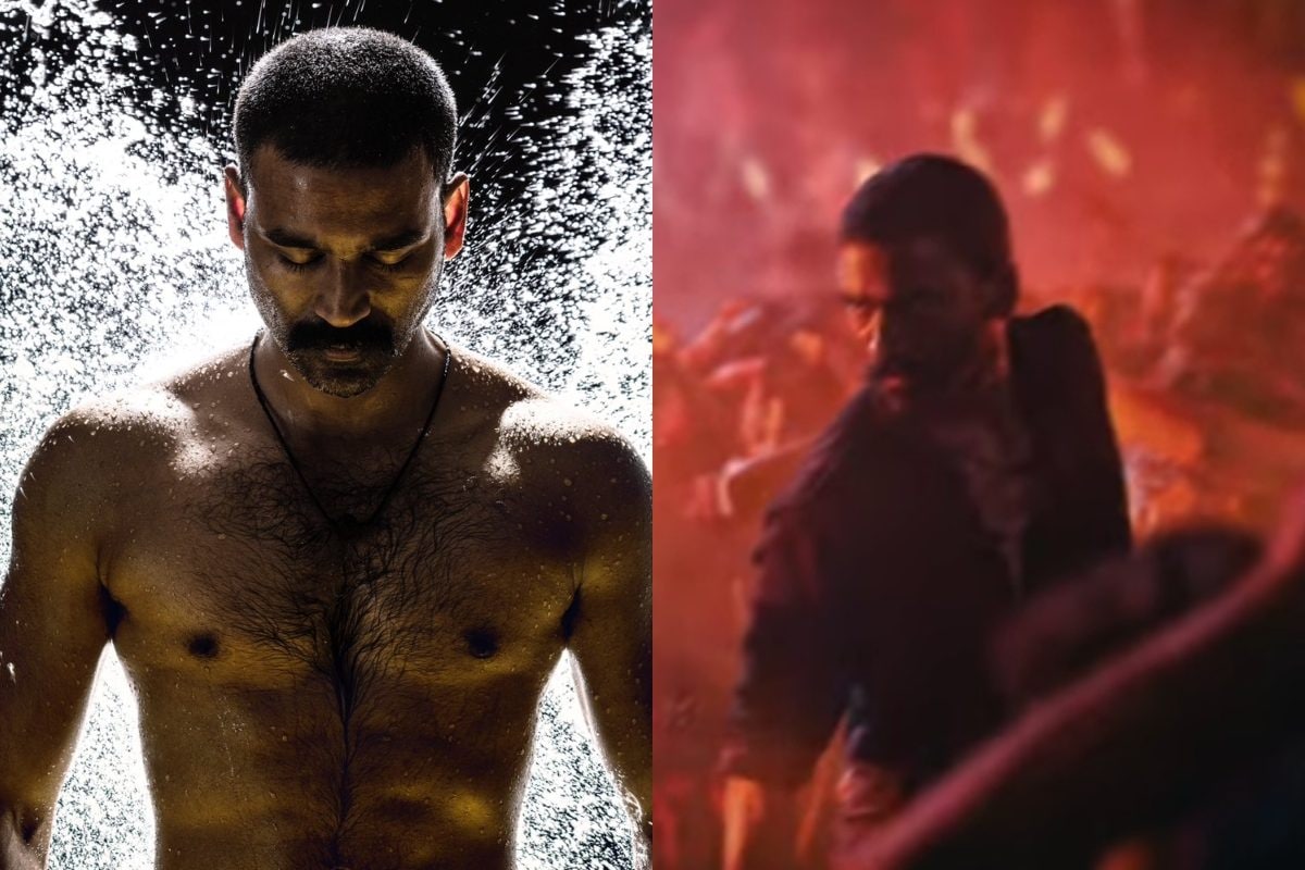 raayan: dhanush grooves to energetic first song 'adangaadha asuran' from his 50th film, watch