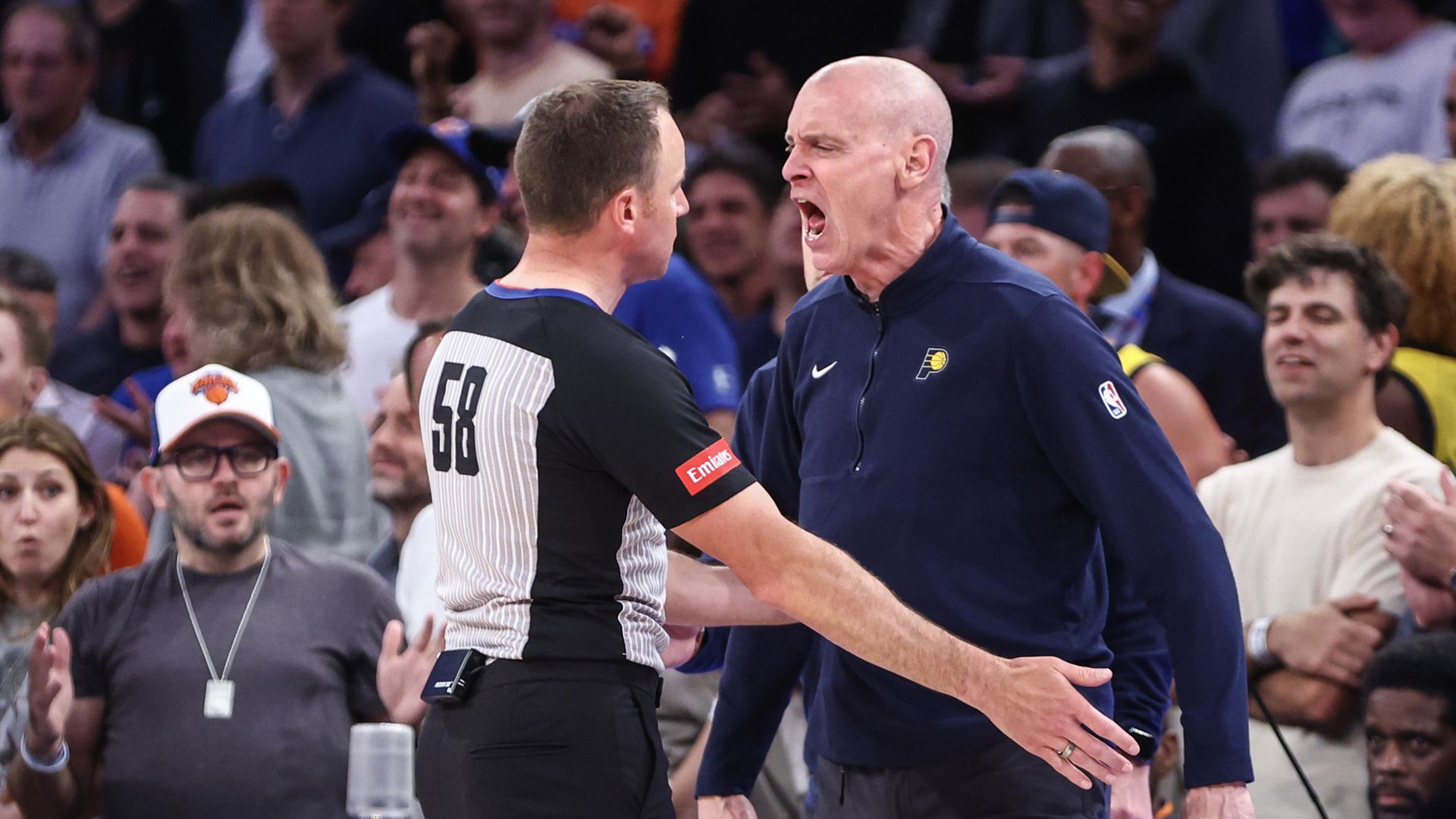 pacers log 78 complaints about refs after getting mauled by knicks in nba playoffs