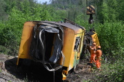 čd u klínce vyprostily dva vozy po vykolejené vlakové soupravě bez strojvůdce