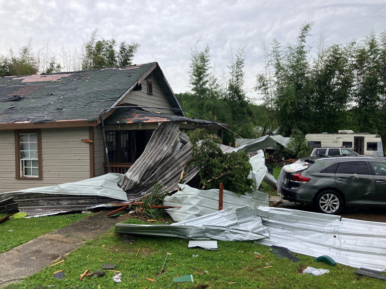 Significant damage left behind by overnight storms in Gilmer County