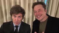 Javier Milei se reunió con Elon Musk: foto y pulgares para arriba
