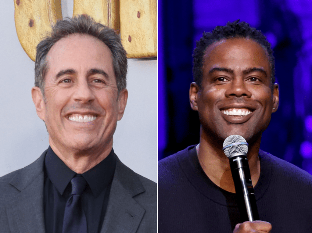 jerry seinfeld asked chris rock to parody the will smith oscars slap in ‘unfrosted,' but rock ‘was a little shook' from it and ‘wasn't up to perform'