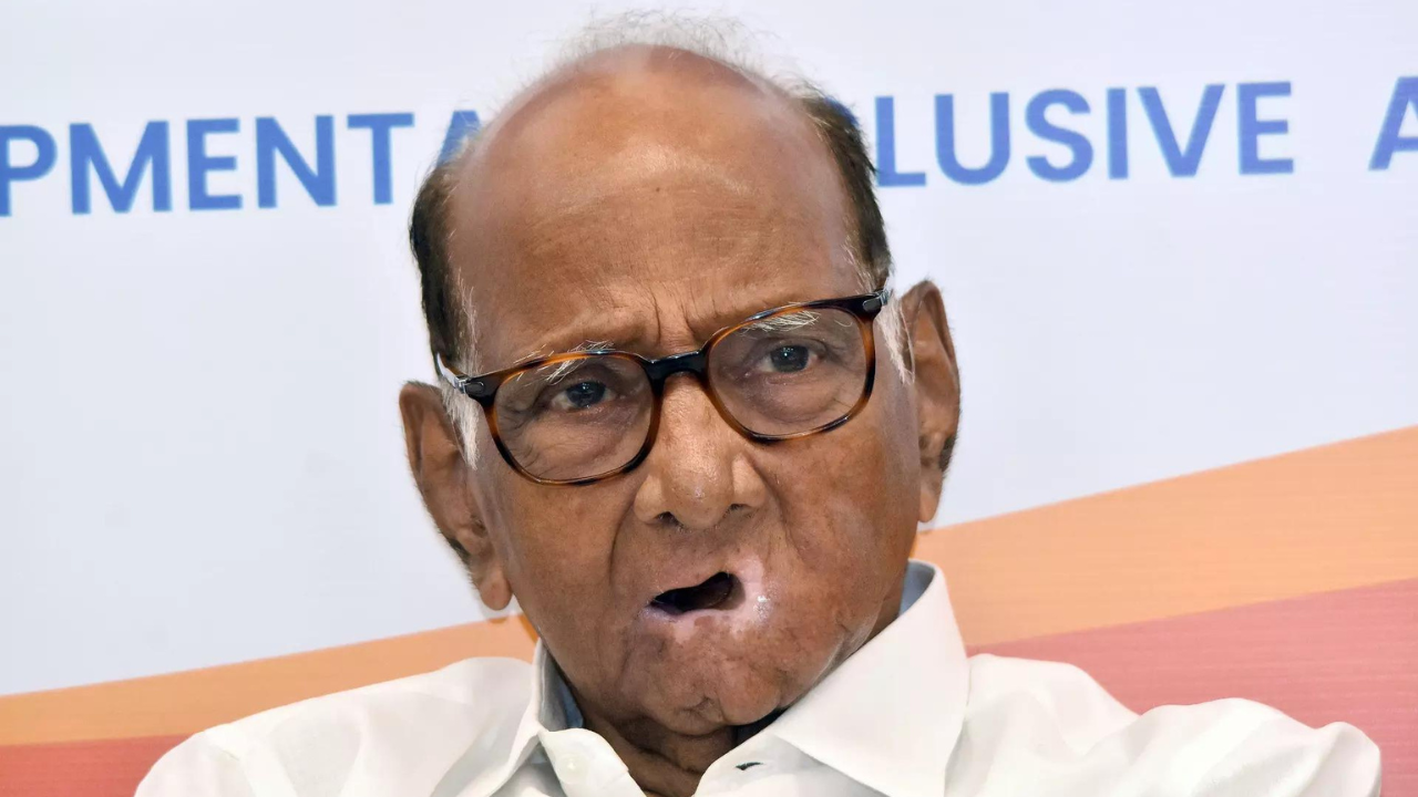 pawar sr: didn’t say will merge party with congress