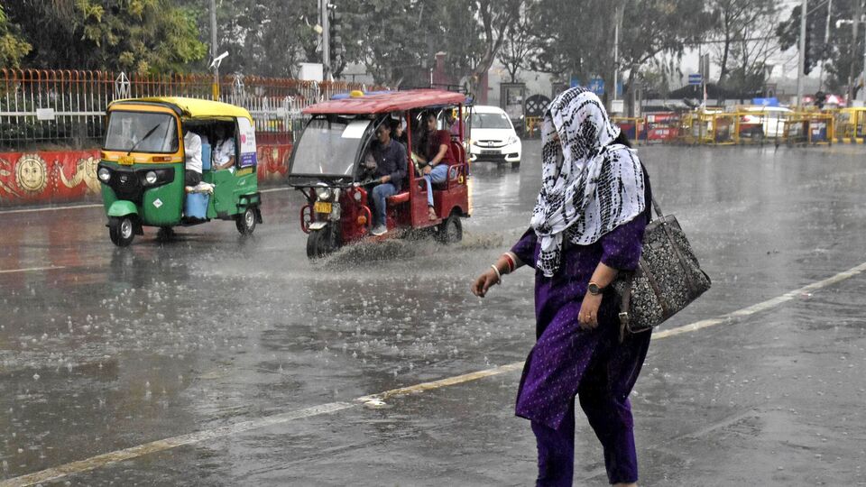 weather forecast today: imd predicts showers in delhi; hailstorm alert in 2 states, heatwave in rajasthan to abate