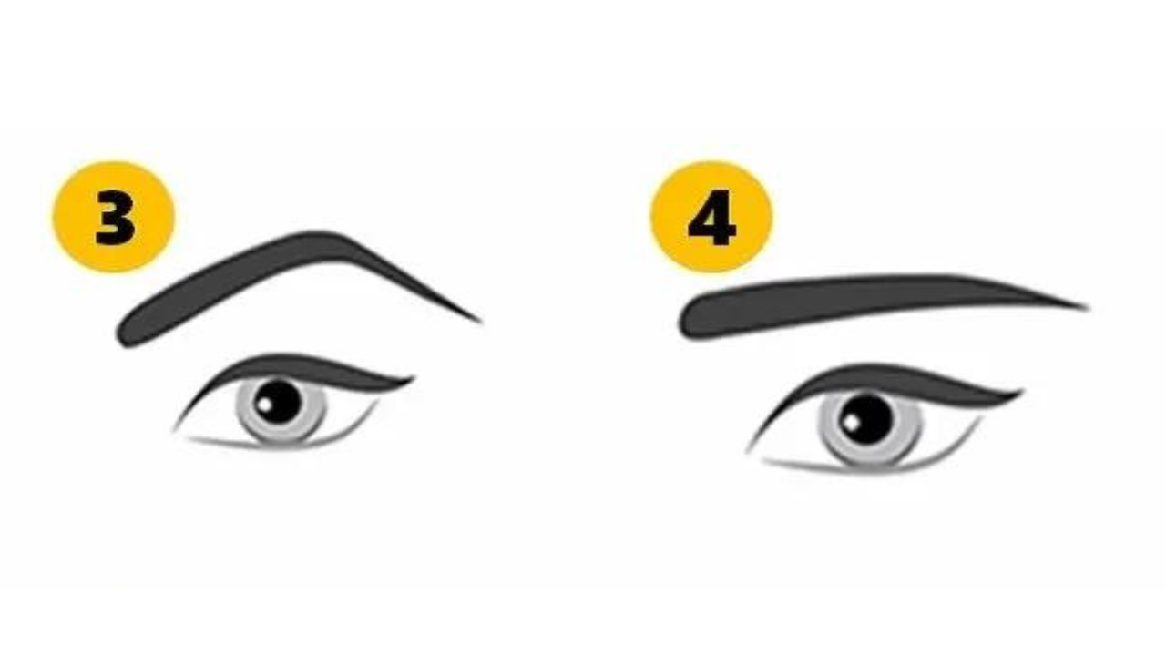 personality test: this is what the shape of your eyebrows reveals about your personality