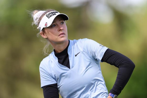 nelly korda starts strong, but has ground to make up in search for sixth straight lpga victory