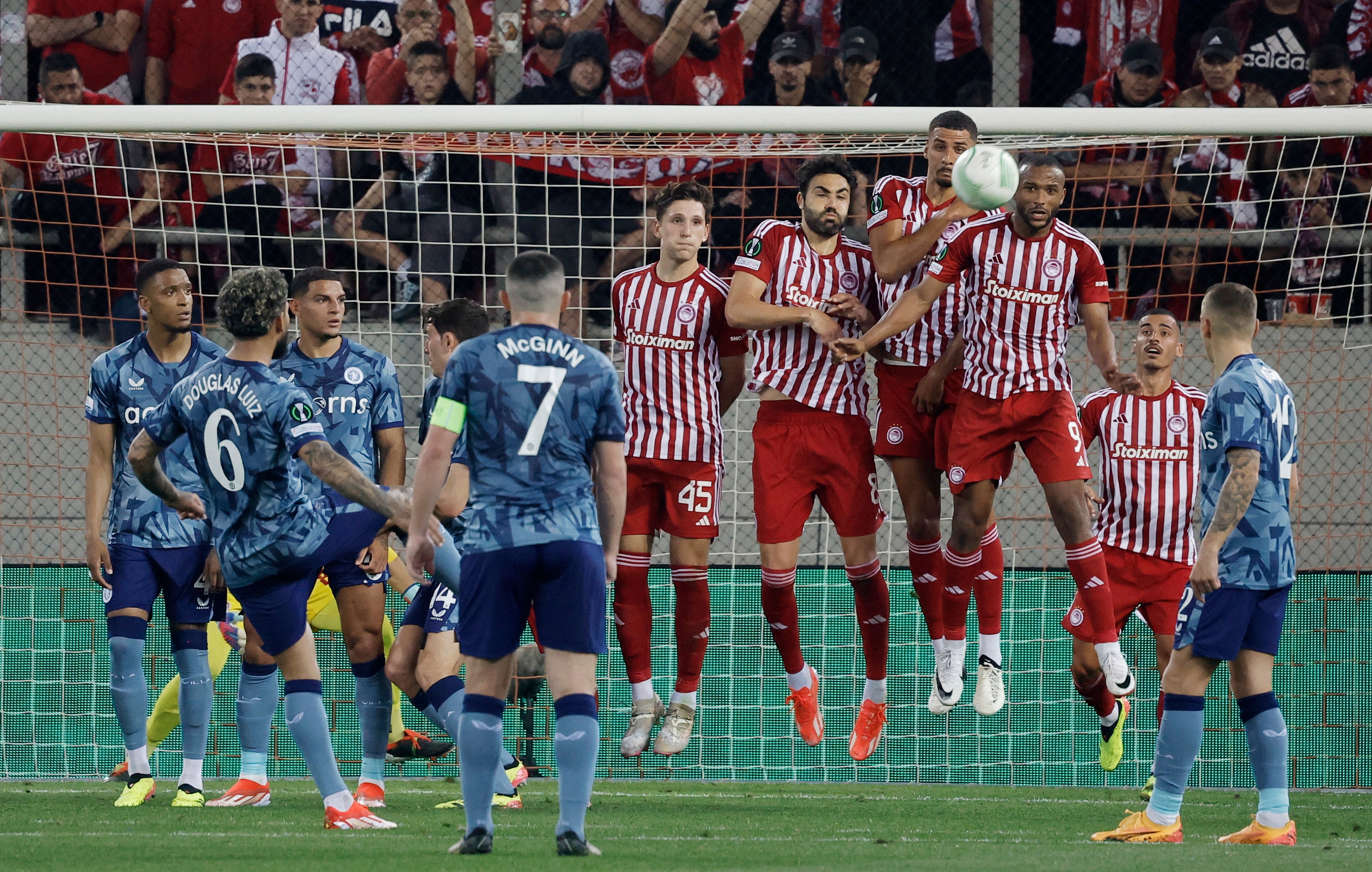 olympiacos v aston villa live: europa conference league latest score and goal updates as el kaabi strikes again