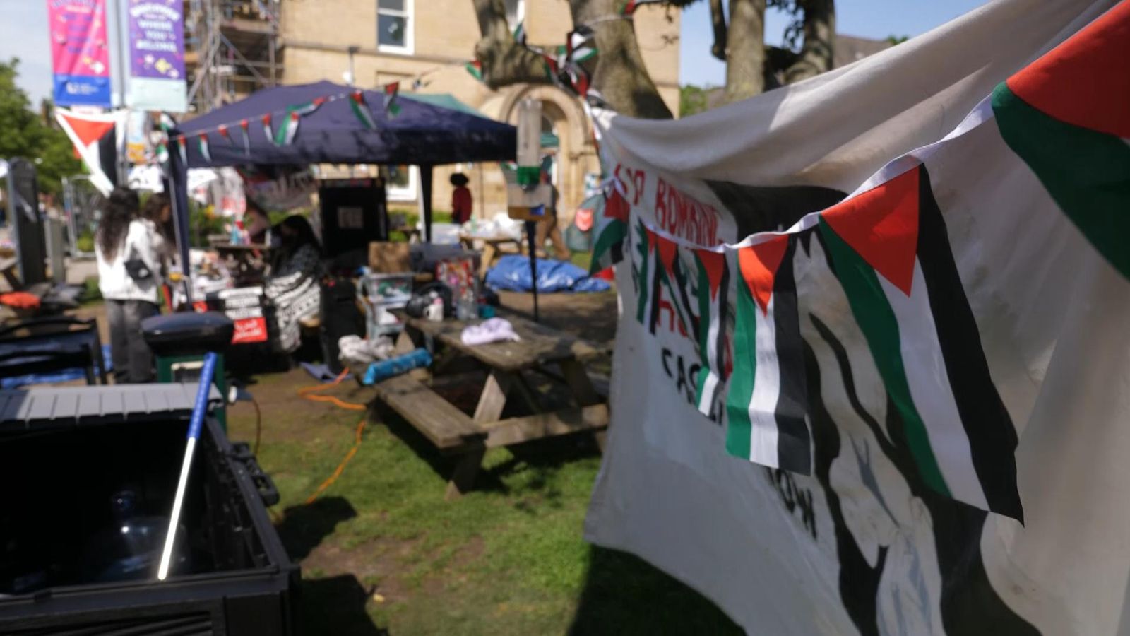 tents at universities symbolise a fault line between pro-palestine and jewish students