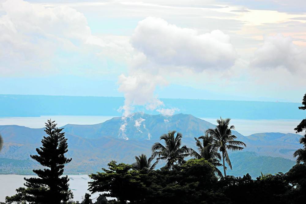 phivolcs observes 4 minor steam-driven explosions over taal volcano