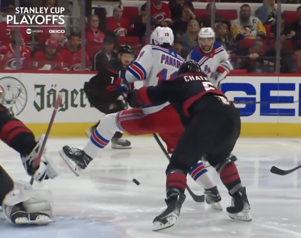 panarin, rangers beat hurricanes 3-2 in overtime to take 3-0 series lead